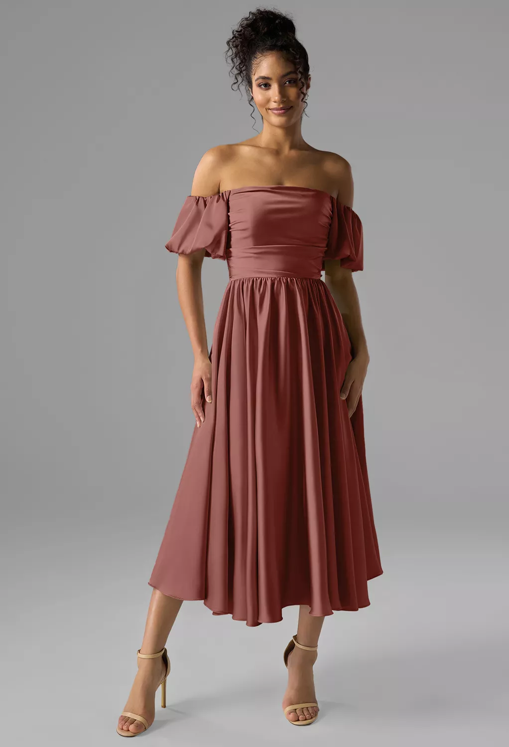 AW Kye Desert Rose  Cocktail Wedding Guest Dresses
